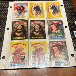 Garbage Pail Kids Topps OS2 lot of 9